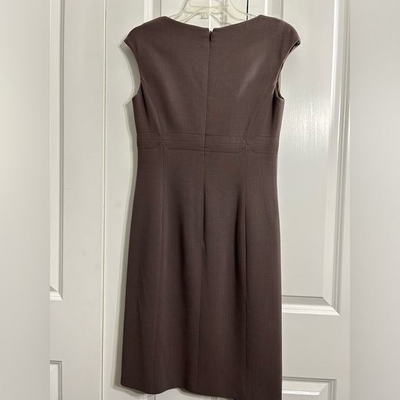 Agnona Cap Sleeve Fitted Cashmere Midi Dress Size 42 - Picture 4 of 11